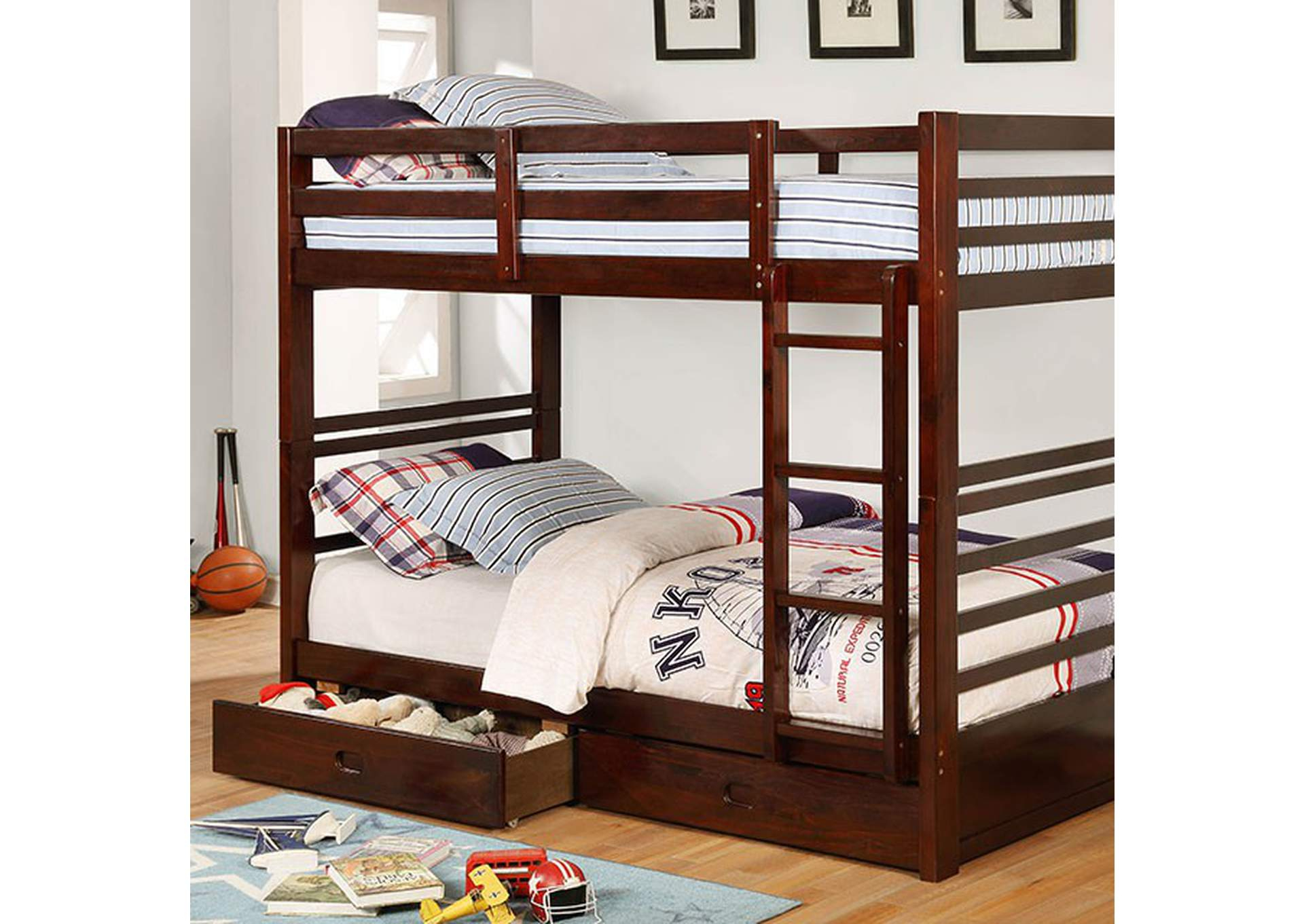 California Twin/Twin Bunk Bed Downtown Furniture Co. regarding Expert Tips for Styling and Organizing Around an Edah Twin/Twin Bunk Bed