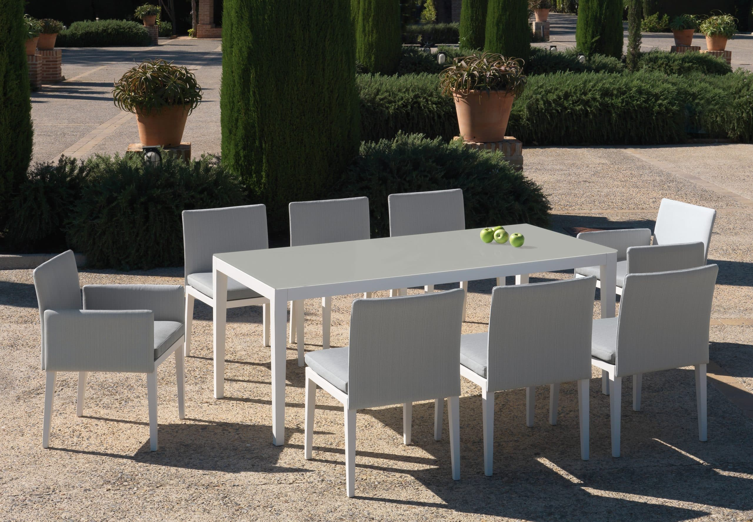 Capri Dining Set - Terraza Bella pertaining to Bringing Together Oak and Beige The Versatility of the Capri Dining Set