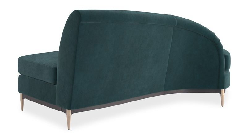 Caracole Uph-424-Lh1-C Living Room Three's Company Laf Chaise - Hickory ... with