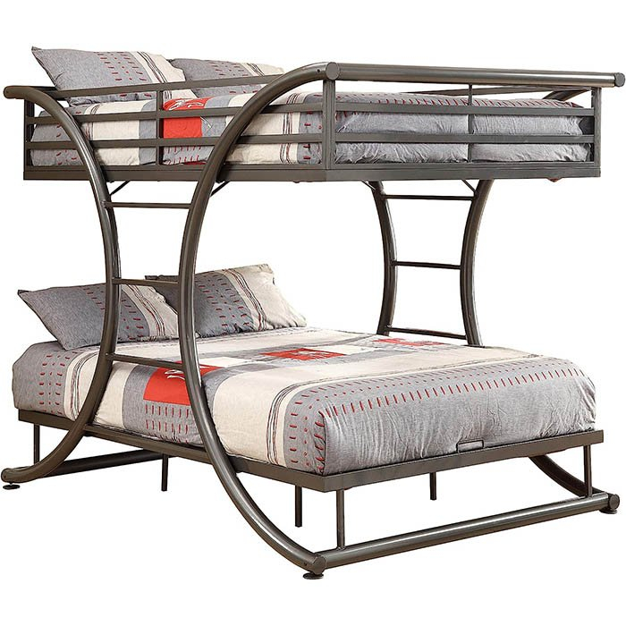 Coaster Furniture Stephan Gunmetal Full Over Full Bunk Bed in Finding Your Perfect Sleep Solution The Stephan Gunmetal Full Over Full Bunk Bed