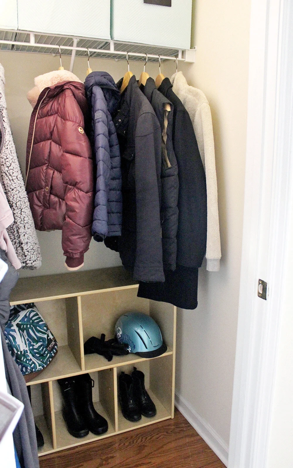 Coat Closet Makeover With Practical Storage Ideas — Tag & Tibby Design regarding A Parent's Perspective Choosing the Right Toddler Coat Storage