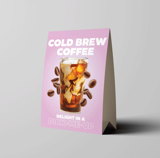 Cold Brew - Table Tent - Coffee - Javo Foodservice within