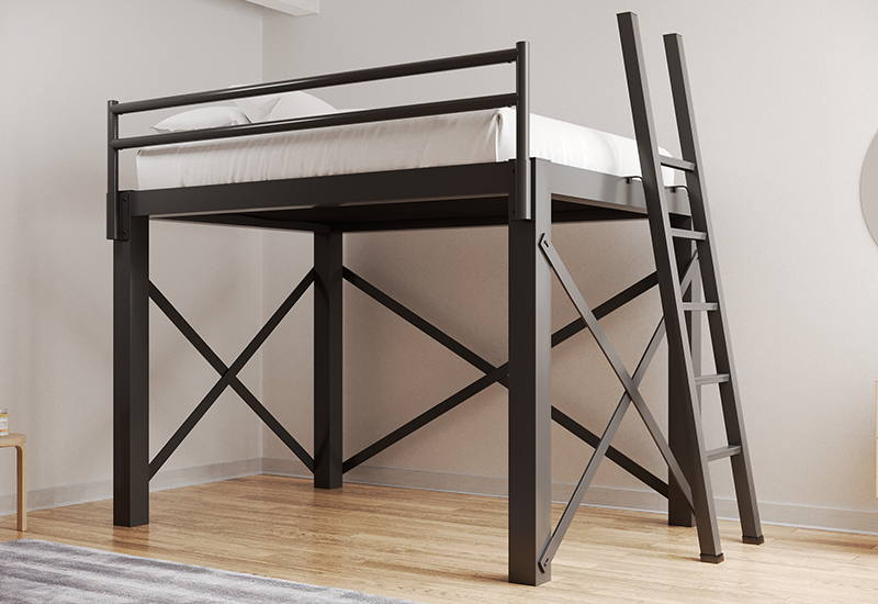 Comprehensive Guide To Choosing A Loft Bed - Adultbunkbeds.com with Choosing the Right Loft Bed Key Features of the Gray Wood Model