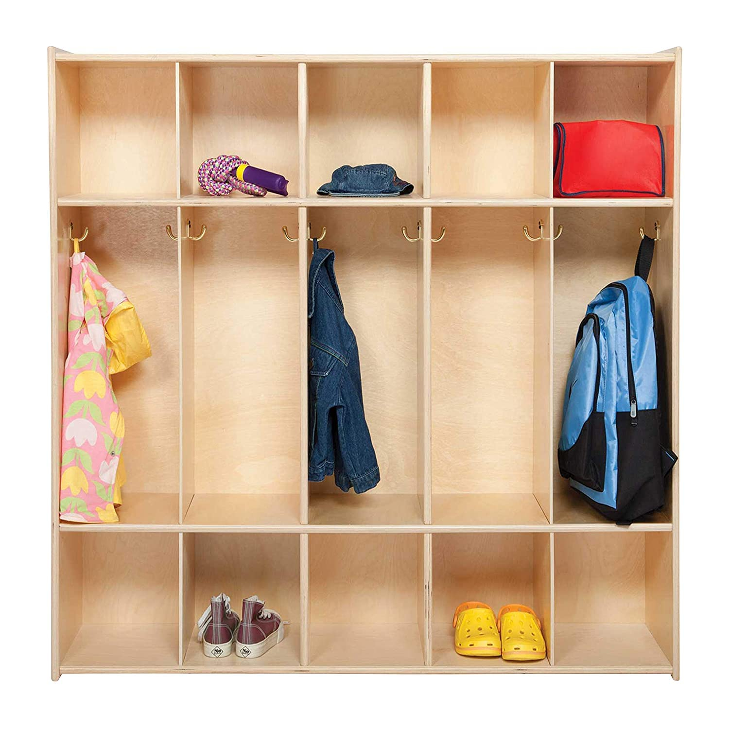 Contender 5 Sección Coat Locker Con Sección De Chile | Ubuy pertaining to A Parent's Perspective Choosing the Right Toddler Coat Storage