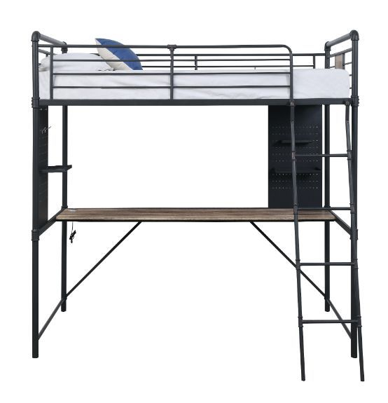 Cordelia Twin Loft Bed 38310 By Acme - U-Trade Furniture pertaining to