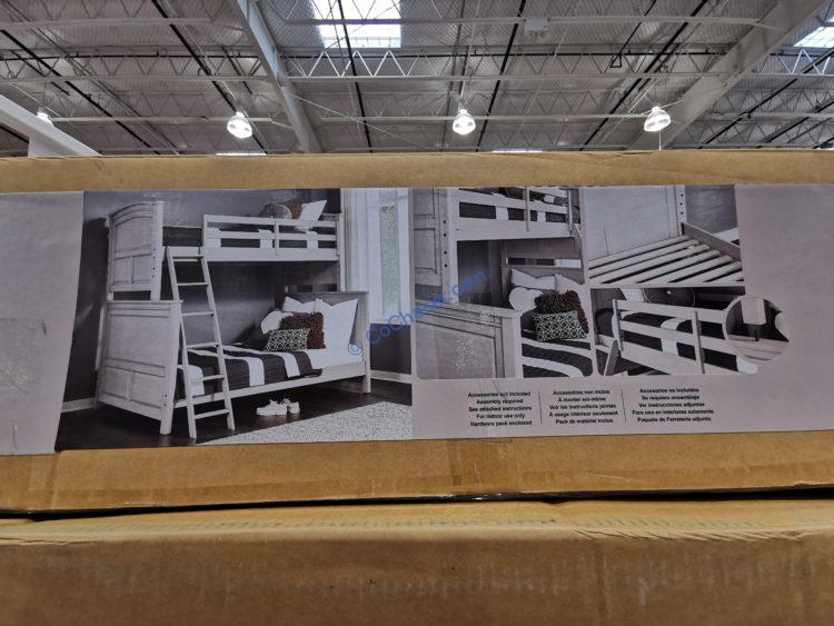 Costco-1570035-Universal-Broadmoore-Wingate-Twin-Over-Full-Bunk-Bed1 ... regarding Transforming Bedrooms with Full Over Full Bunk Beds Insights on the 79" X 57" X 65" Dark Brown Metal Tube