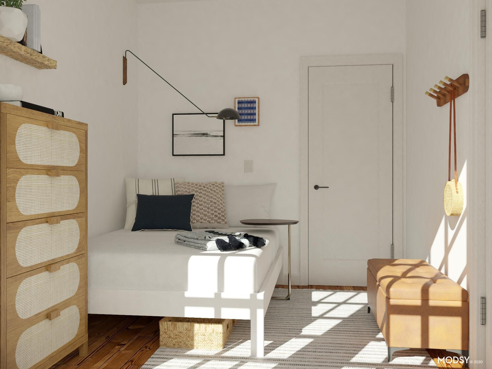 Cozy Yet Functional Bedroom Design - Bedroom Design Ideas & Photos ... throughout Creating a Cozy and Functional Youth Bedroom with the San Mateo Chest
