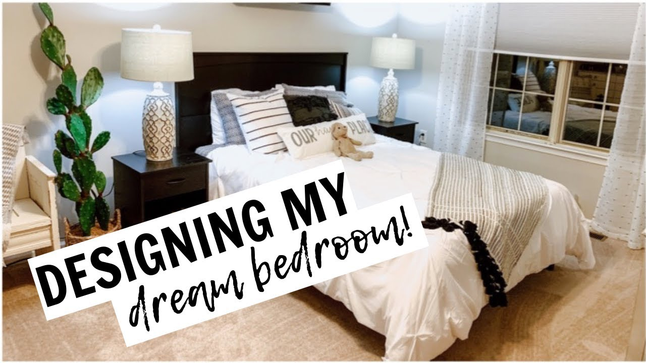 Creating My Dream Bedroom + Room Tour! - Youtube with Creating a Dreamy Bedroom with a White 70.9" Sliding Door Wardrobe