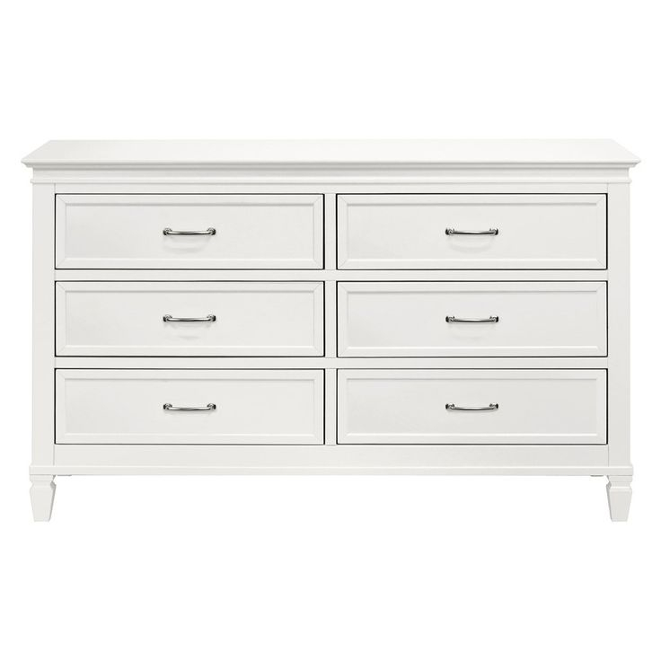 Darlington 6 Drawer Dresser In Warm White | Dresser Drawers, 6 Drawer ... with Styling Your Space with a Classic Pearl White 6-Drawer Dresser