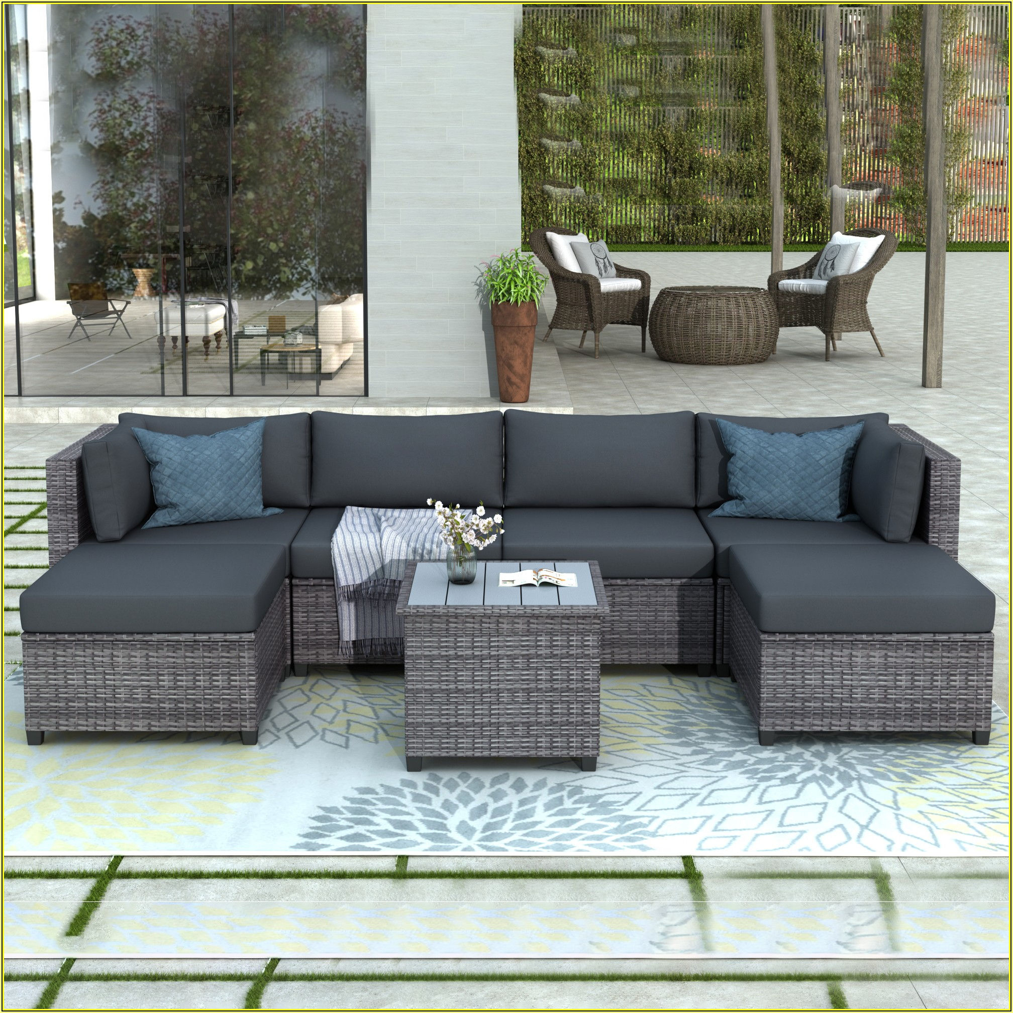 Diy Patio Sectional With Storage - Patios : Home Decorating Ideas # ... inside