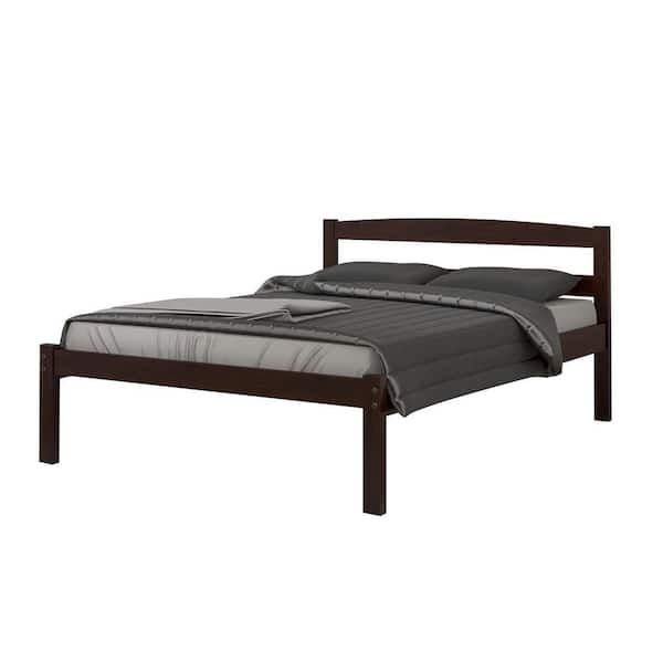 Donco Kids Dark Cappuccino Full Econo Bed 575-Fcp - The Home Depot intended for Transforming Sleep Spaces Making the Most of the Donco Kids Howlitz Bed