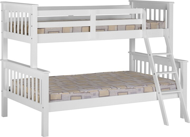 Dunelm Neptune Triple Sleeper Bunk Bed White - Shopstyle pertaining to Unpacking the ACME Neptune Bunk Bed White & Chocolate Design