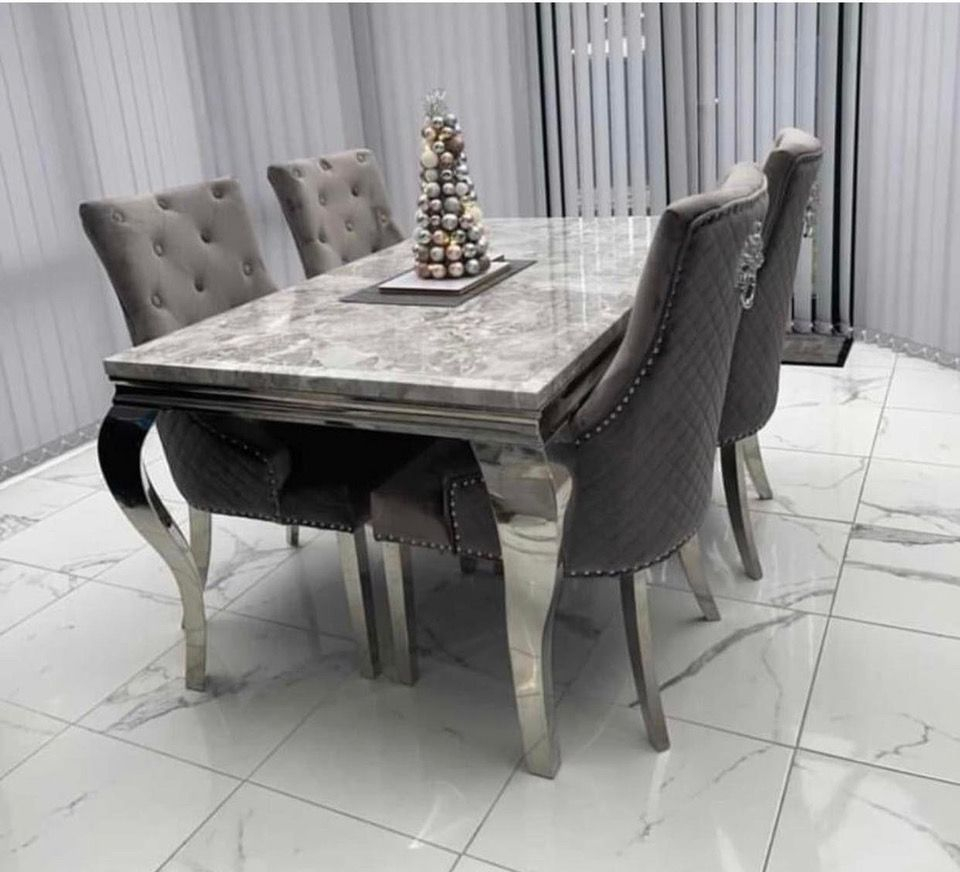Elevate Your Dining Experience: Explore Exquisite Dining Table Sets inside Elevating Your Dining Experience with the Lilly Grey Set