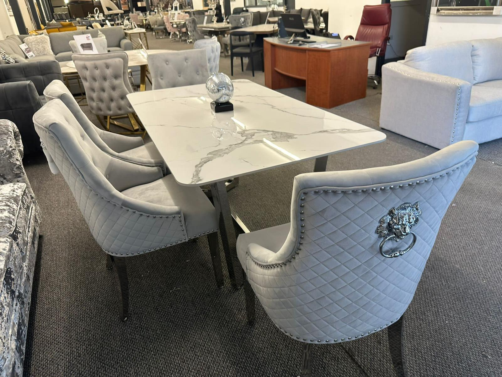 Elevate Your Dining Experience: Explore Exquisite Dining Table Sets Lucian for Elevating Your Dining Experience with the Lilly Grey Set