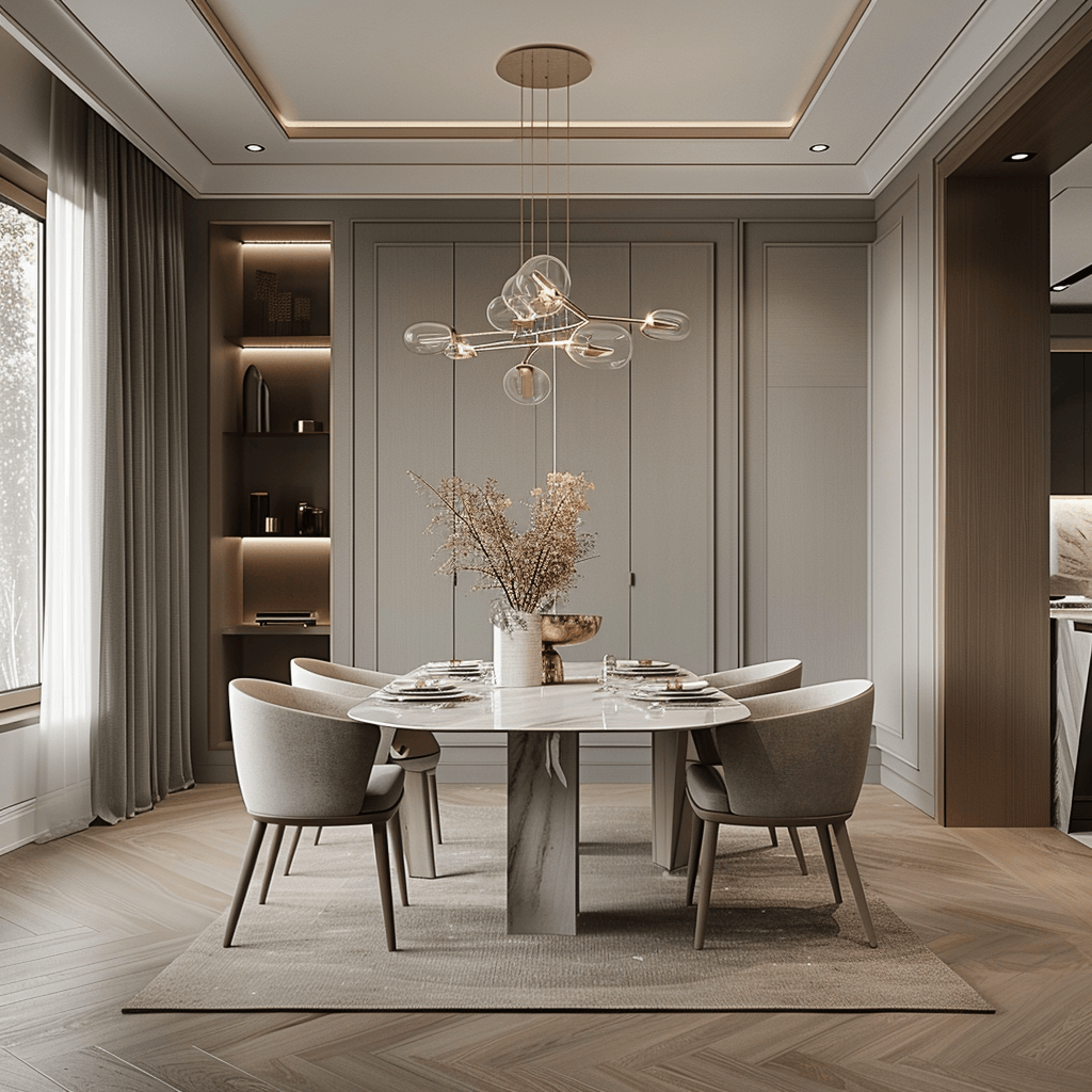 Elevate Your Dining Experience With These 65 Unseen Modern Dining Room ... in Elevate Your Dining Space with the Versatile Reneau Set