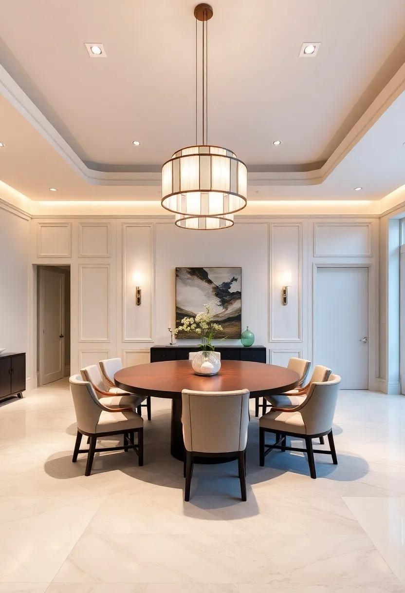Elevate Your Dining Room: Mastering Statement Lighting For Stunning Spaces intended for Elevate Your Dining Space With Insights on the Shelley Table