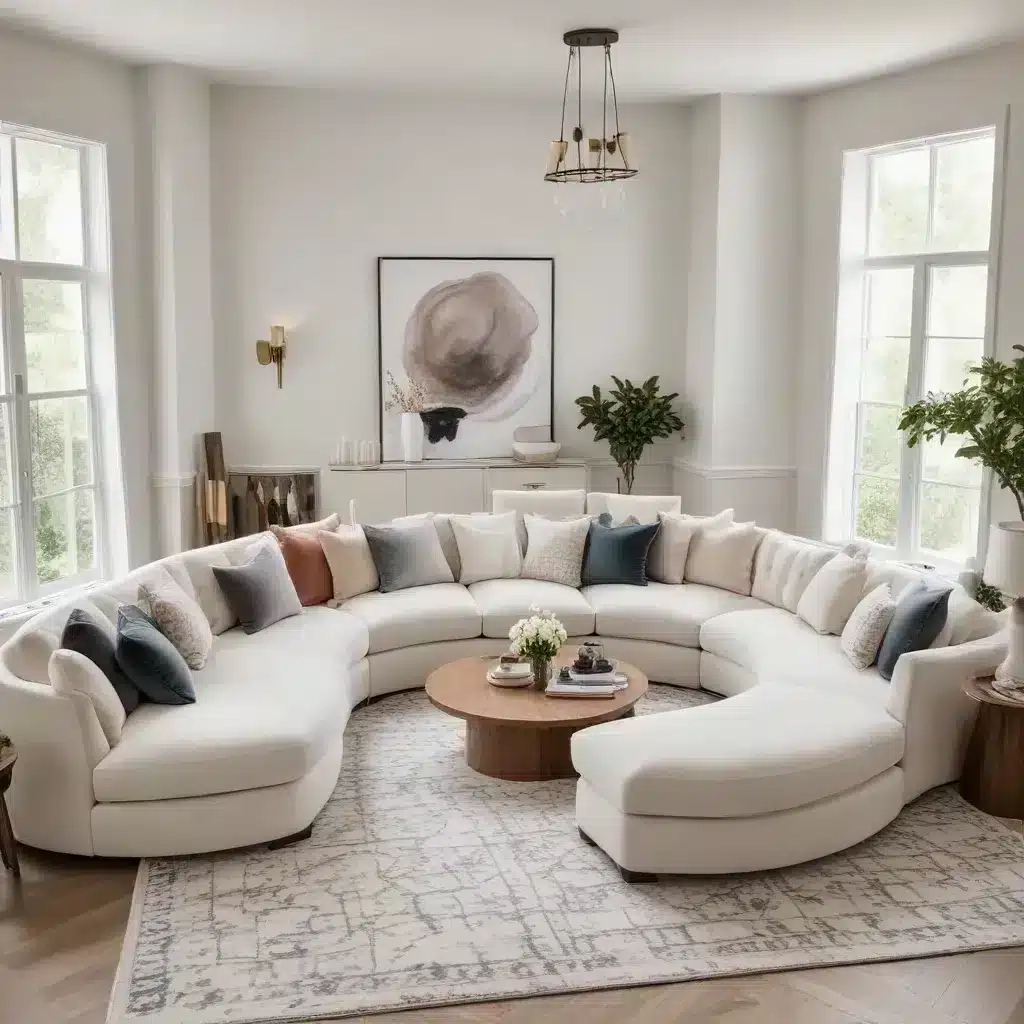 Elevate Your Living Room With A Custom U-Shaped Sofa - Sofaspectacular inside