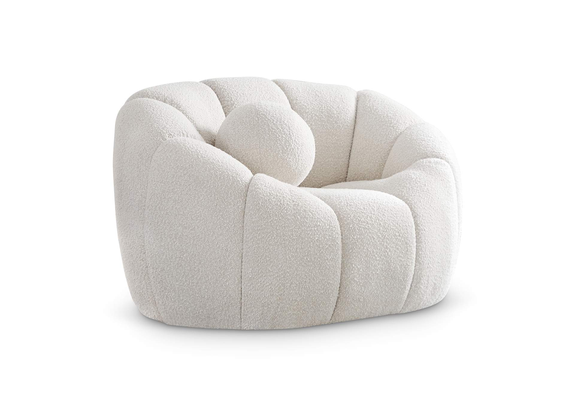 Elijah Black Boucle Fabric Sofa within