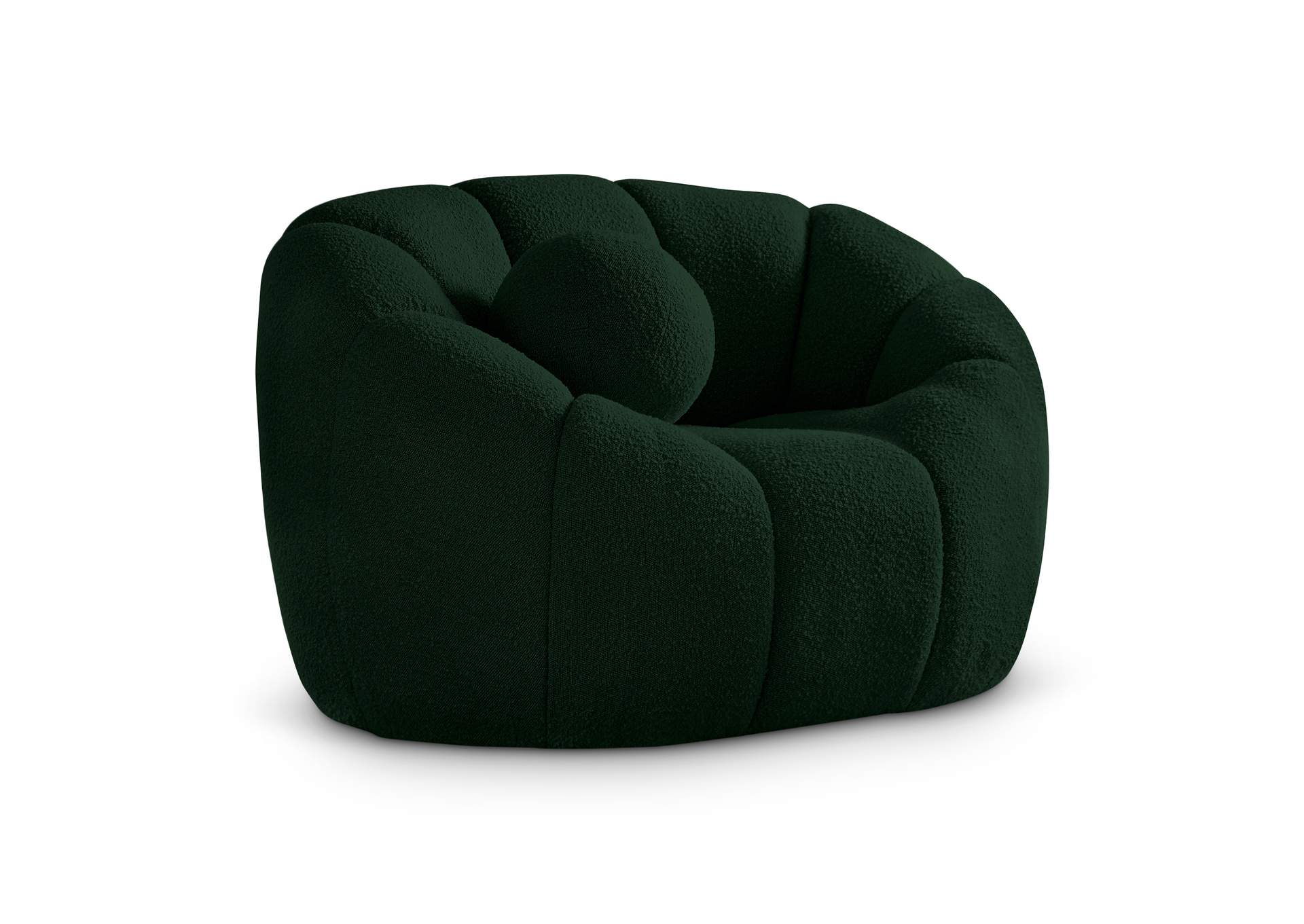 Elijah Green Boucle Fabric Sofa intended for The Durability and Comfort of Cream Boucle Fabric on the Elijah Sofa