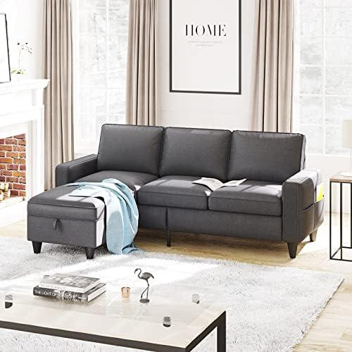 Exploring Comfort: Our Review Of The L-Shaped Sectional Sofa ... inside Exploring the Comfort and Style of the Furniture of America Delbi Gray Sectional