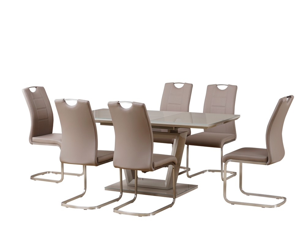 Falcon Extension Dining Table Cappuccino Buy In Australia - Vetro in