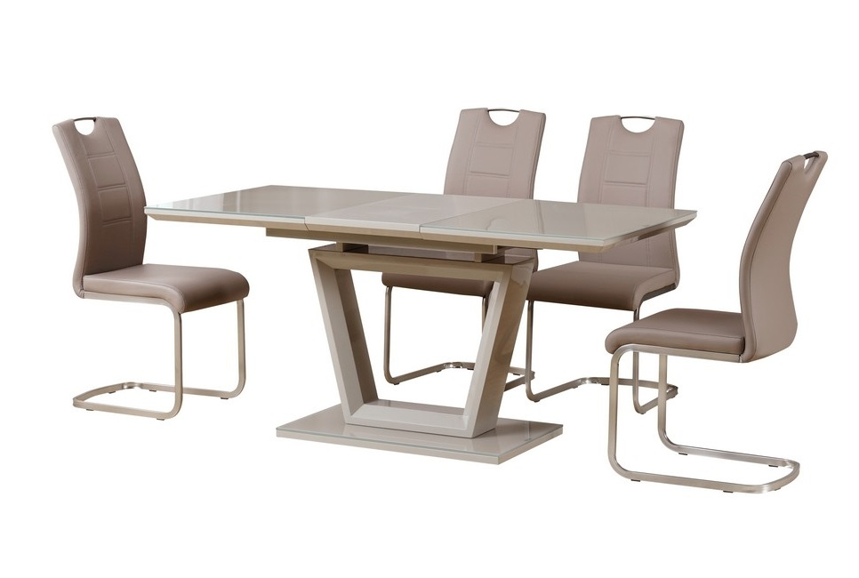 Falcon Extension Dining Table Cappuccino Buy In Australia - Vetro with