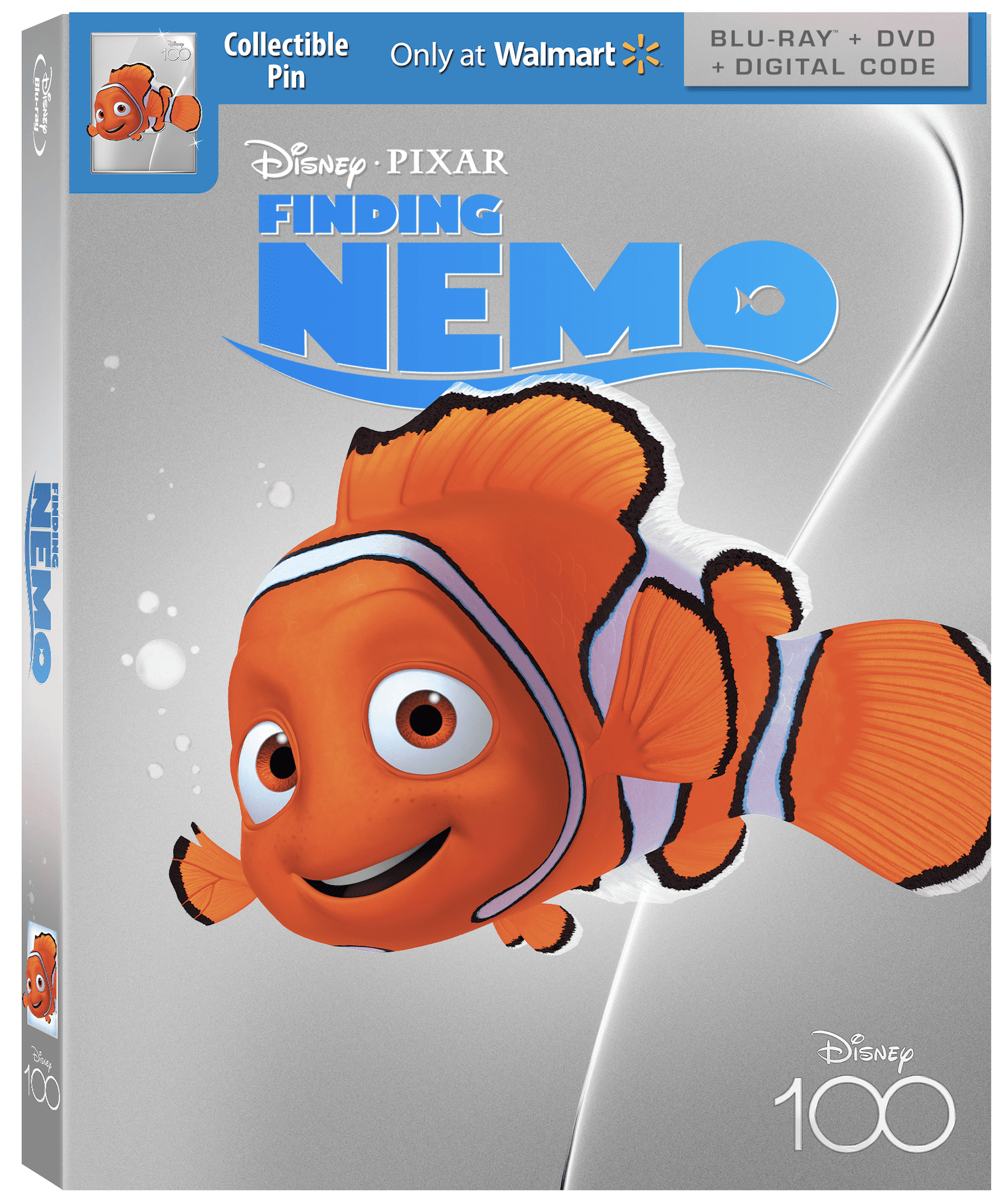 Finding Nemo - Disney100 Edition Walmart Exclusive (Blu-Ray + Dvd ... for