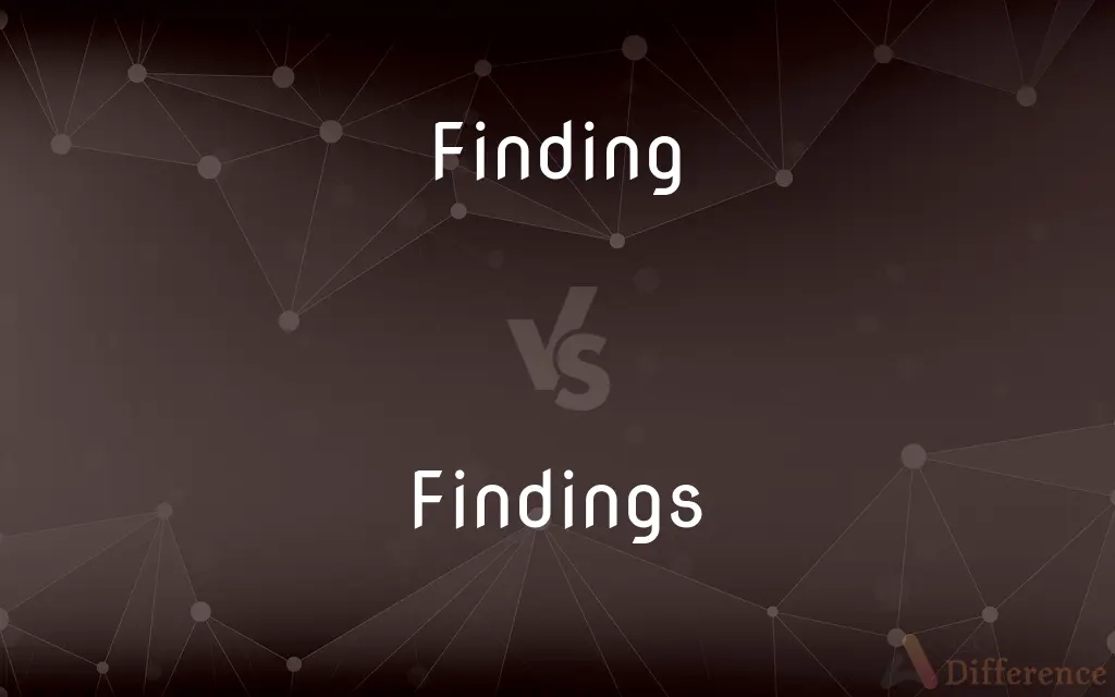 Finding Vs. Findings — What’s The Difference? in
