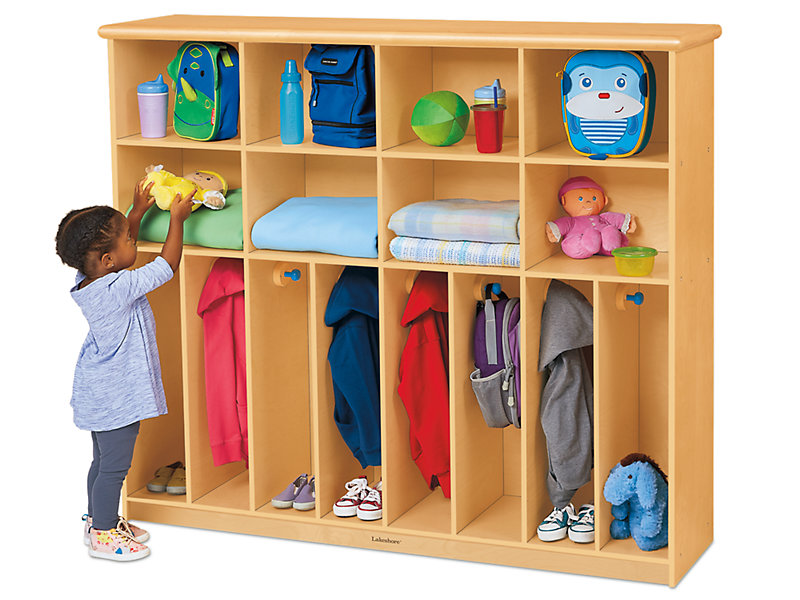First Steps® Cubbies & Coats Storage Center | Storage Center, Cubbies ... pertaining to Creating Functional and Fun Toddler Zones Understanding Coat Locker Needs