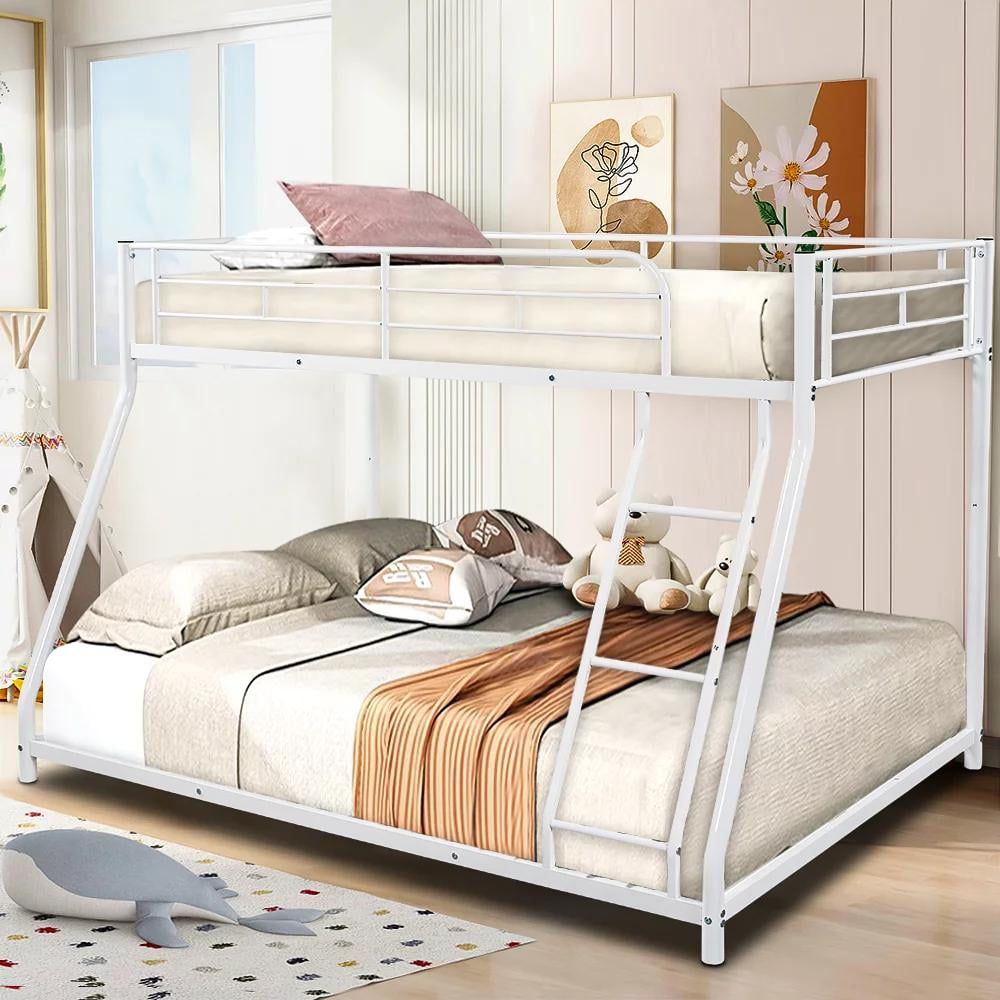 Free Shipping! Gewnee Metal Twin Over Full Bunk Bed With Ladder And ... for A Parent's Guide to the Gewnee Twin Over Twin Metal Bunk Bed
