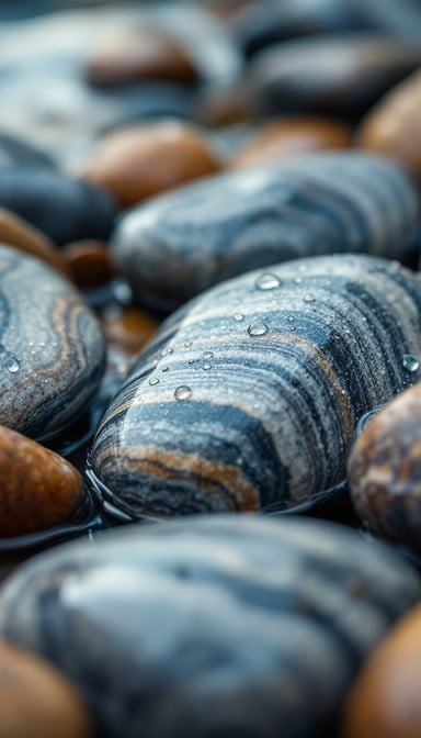 Free Wet Stone Patterns Image | Download At Stockcake inside The Subtle Artistry of Stone in Twin Loft Lake Houses