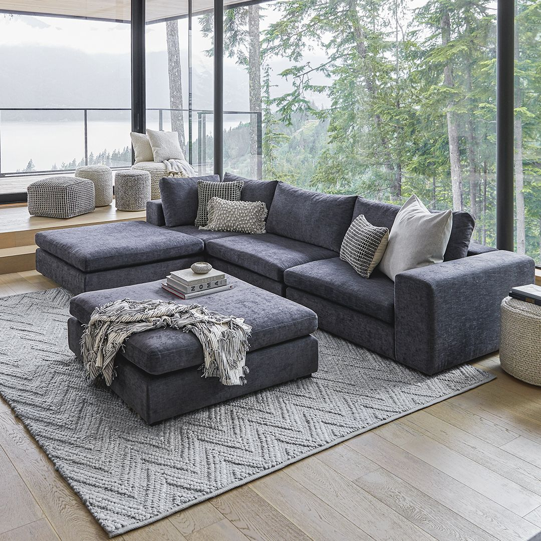 Gaba Petrel Gray Left Modular Sectional with regard to Maximizing Your Space with a Versatile Gray Modular Sectional