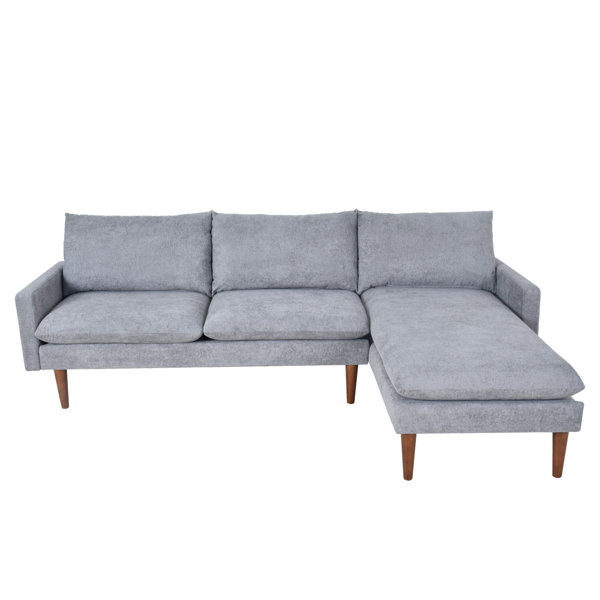 George Oliver Versatile L-Shaped Sofa With Plush Padding And Stylish ... for The Enduring Appeal of the Manhattan Comfort Siri Sofa What Makes it Special
