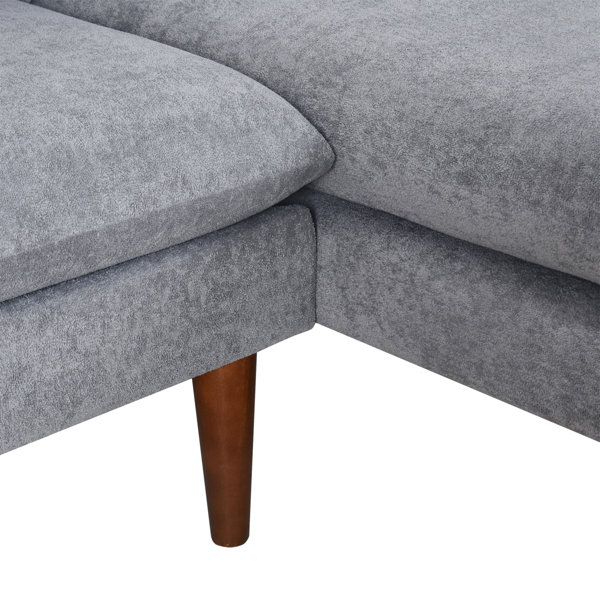 George Oliver Versatile L-Shaped Sofa With Plush Padding And Stylish ... for