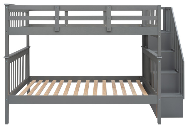 The Practicality of the Gewnee Gray Bunk Bed with Guard Rail Explained