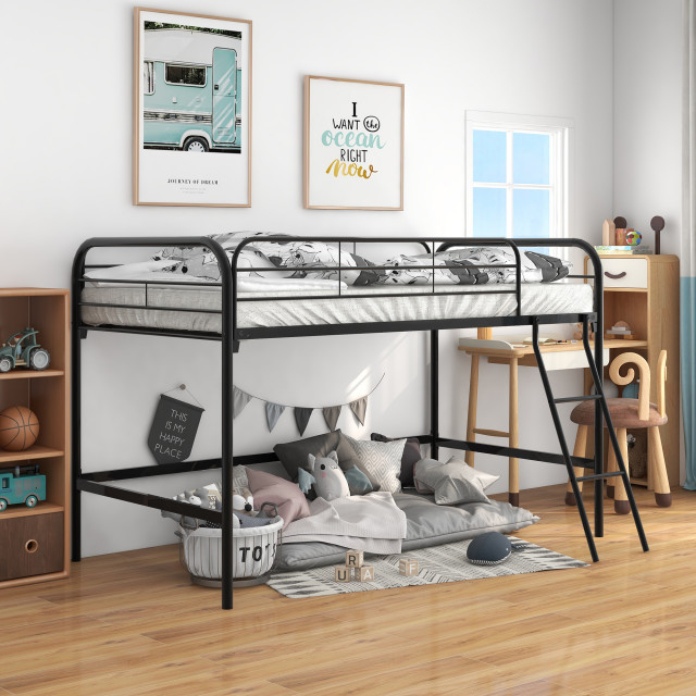 Gewnee Metal Twin Loft Bed - Transitional - Loft Beds - By Gewnee Inc ... for Gewnee Loft Bed Review Innovations for Compact Living Spaces