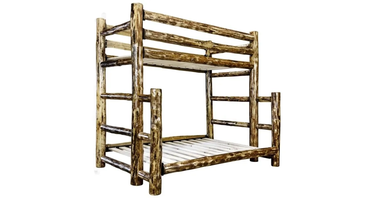 Glacier Country Bunk Bed - Twin/Full intended for