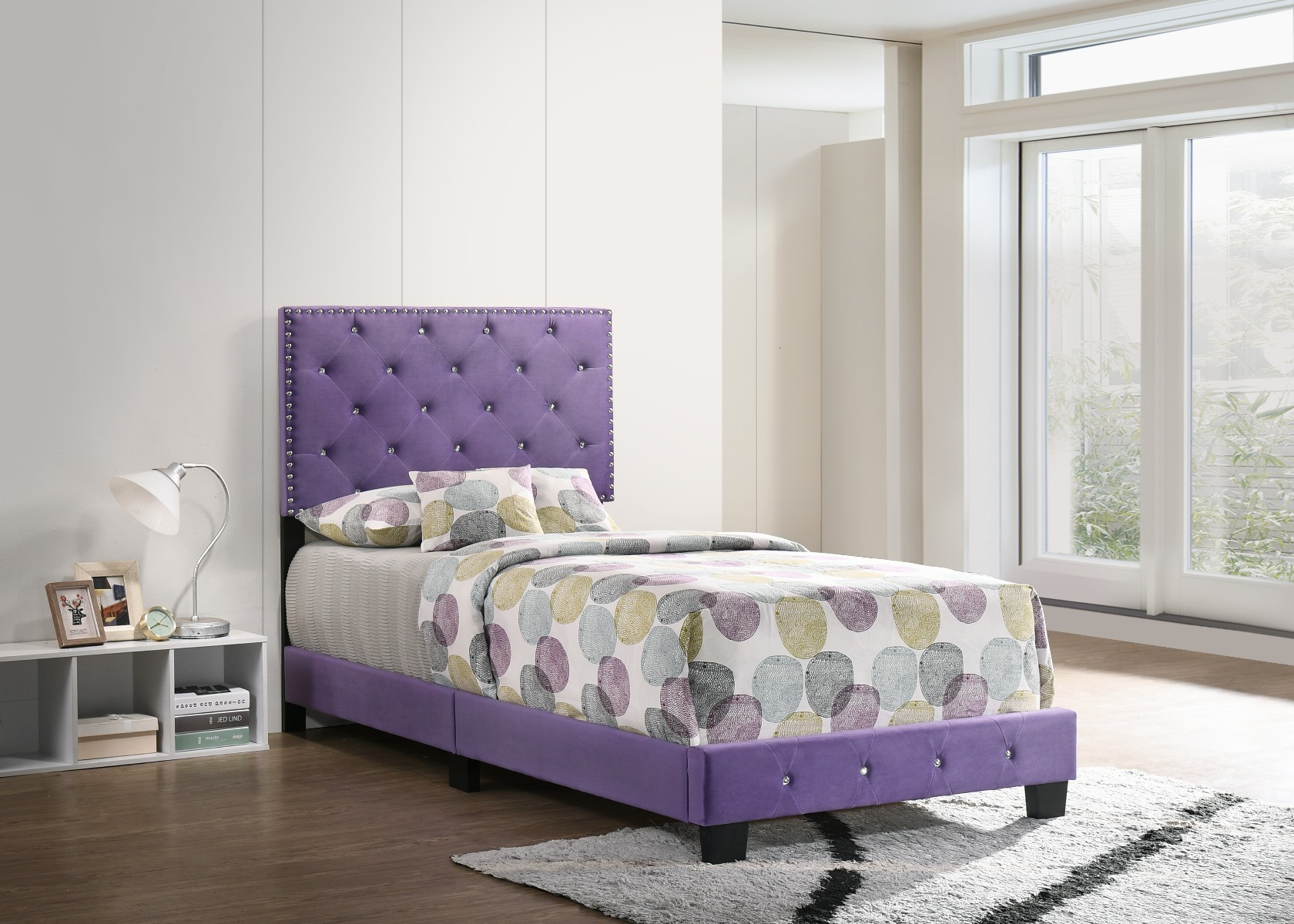 Glory Furniture Suffolk Twin Bed, Gray | 1Stopbedrooms pertaining to What Makes the Glory Furniture Suffolk Full Bed in Pink a Popular Choice
