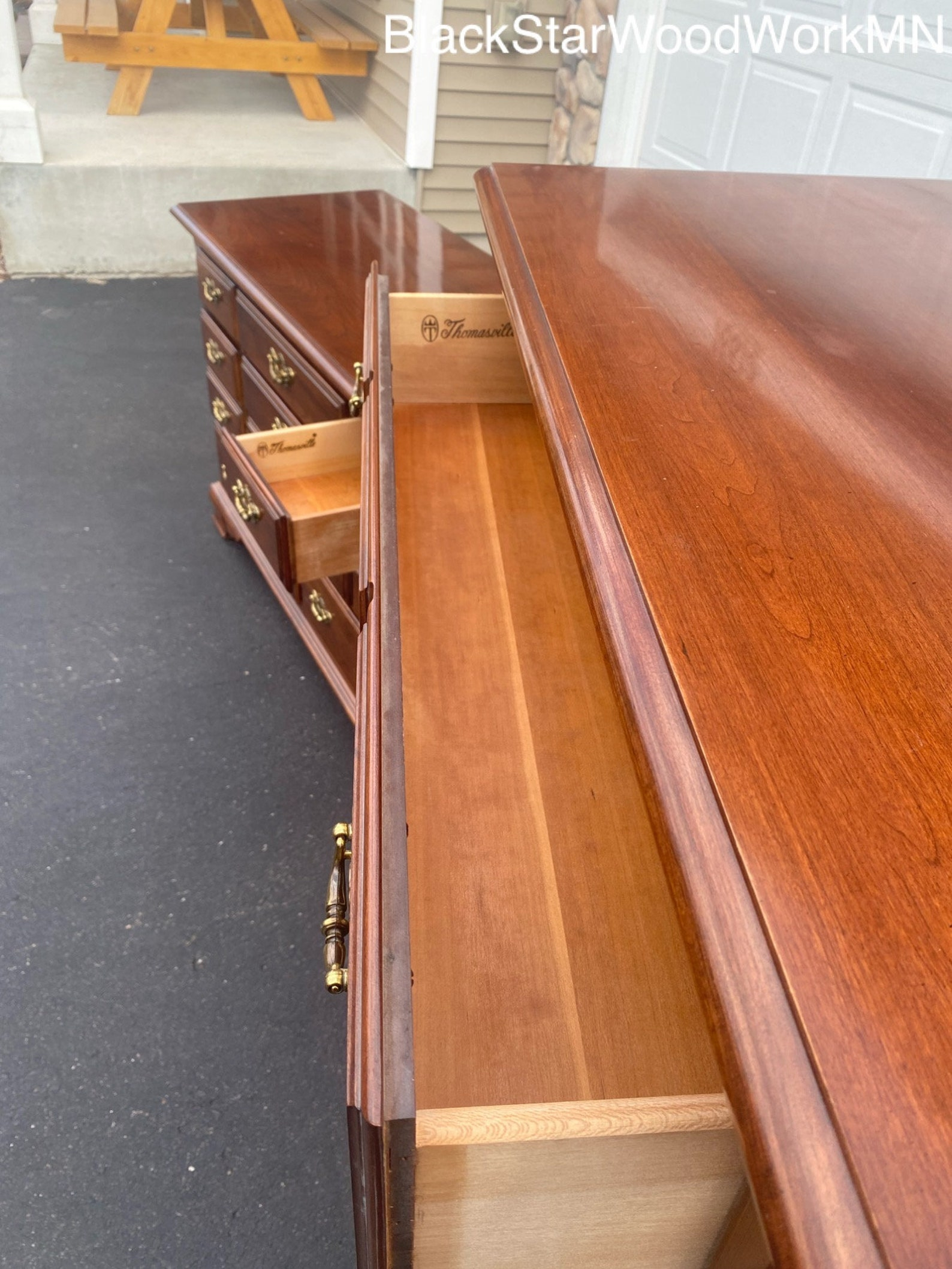 Gorgeous Set Of 2 Thomasville Solid Cherry Dressers | Collector ... for Navigating the World of OMG Dressers Expert Insights for Collectors