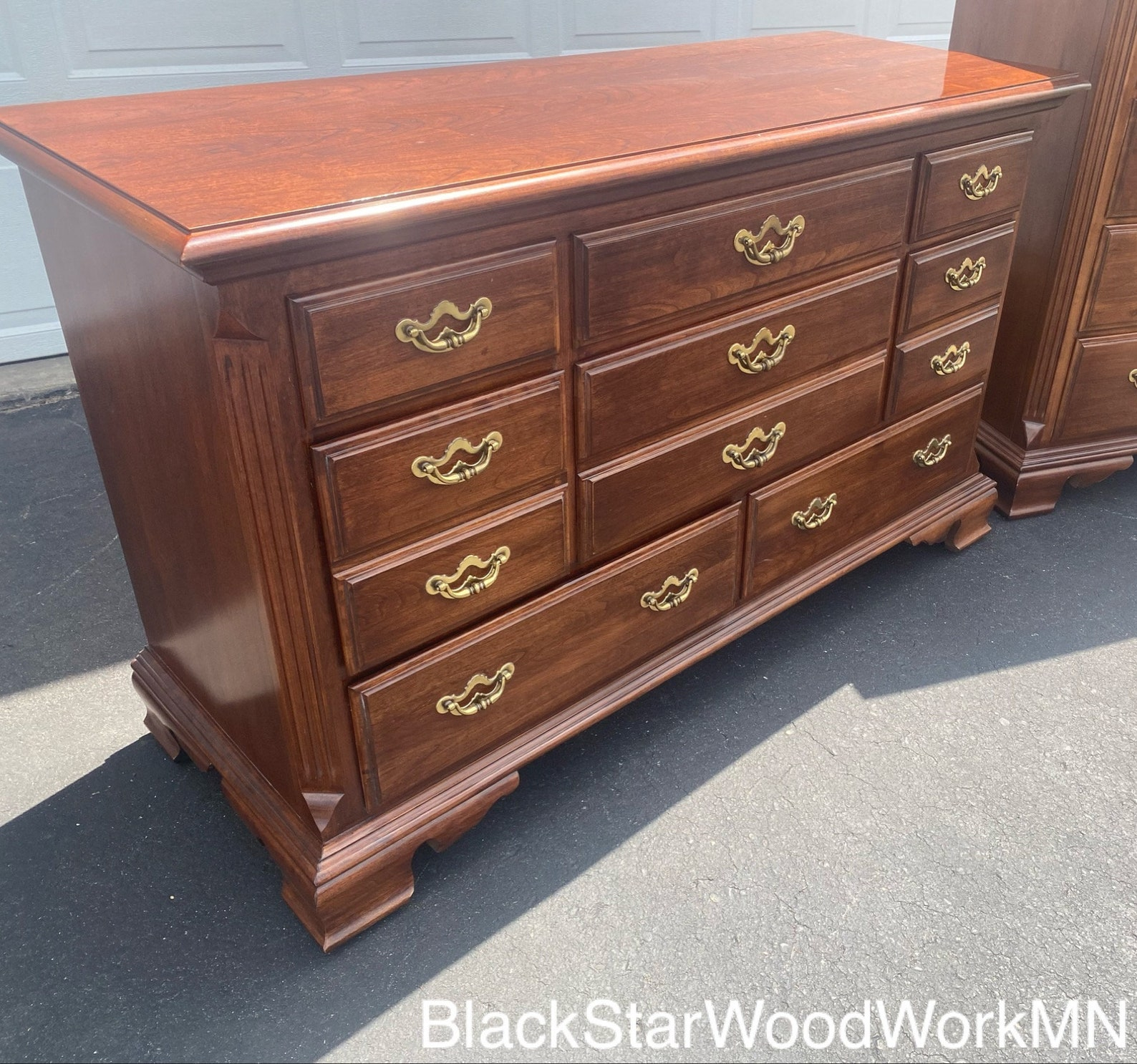 Gorgeous Set Of 2 Thomasville Solid Cherry Dressers | Collector ... intended for Navigating the World of OMG Dressers Expert Insights for Collectors