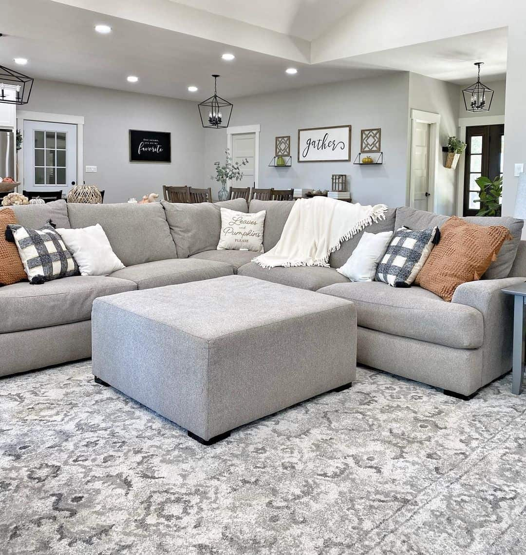 Making a House a Home The Role of a Comfortable Gray Sectional