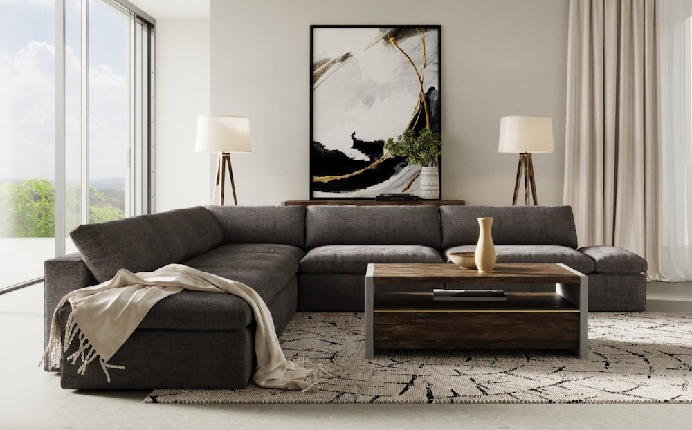 Gray Sectional Sofa in How to Choose the Perfect Macadamia Gray Fabric Sectional Sofa for Your Home
