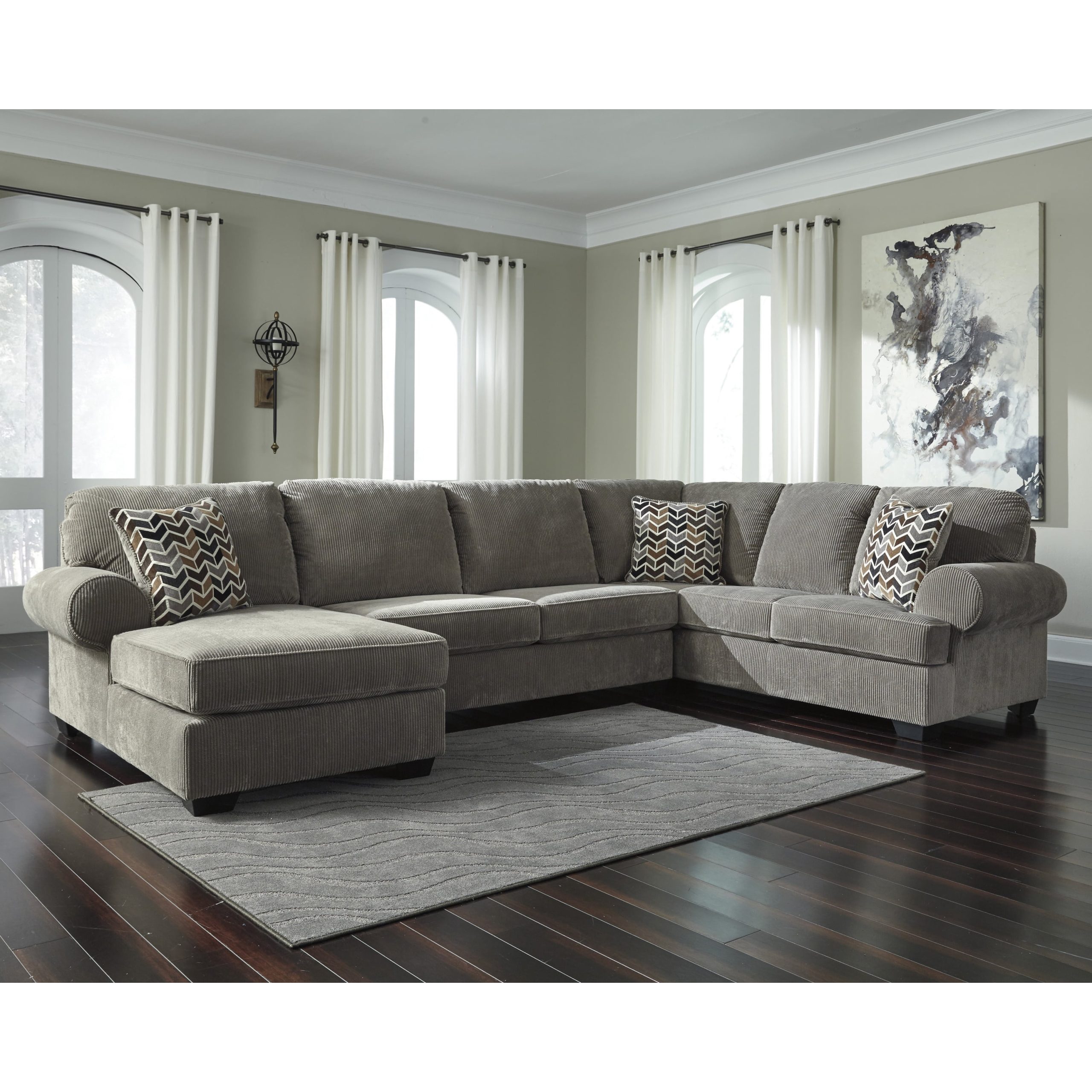 Gray Sectional Sofas At Edna Mondragon Blog within Exploring the Comfort and Style of the Furniture of America Delbi Gray Sectional