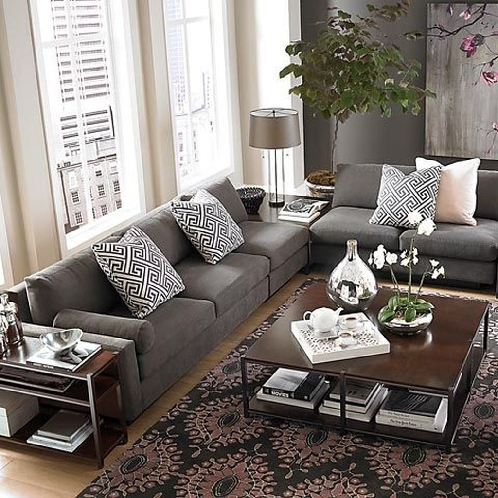 Grey Sectional Living Room Ideas - Foter with Making a House a Home The Role of a Comfortable Gray Sectional