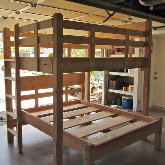 Hand Crafted Rustic Custom Bunk Bed Design By Thecarpenterant ... throughout