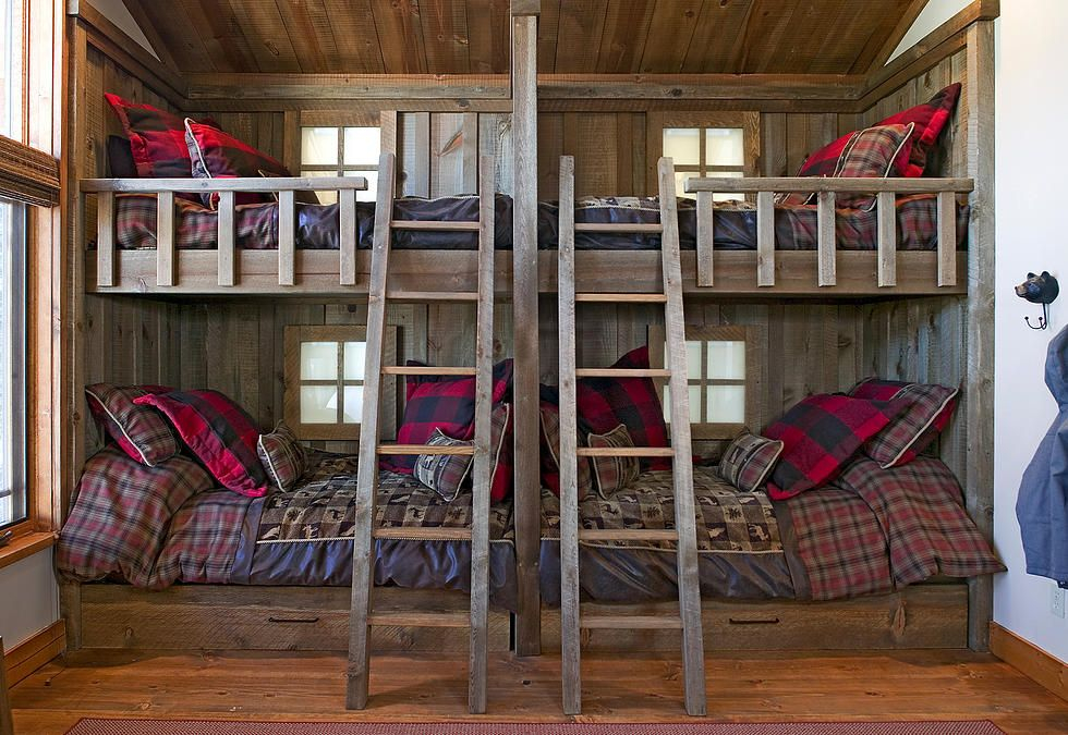 Hch | Projects Bunk Beds Built In, Kids Bunk Beds, Family Room Design ... in