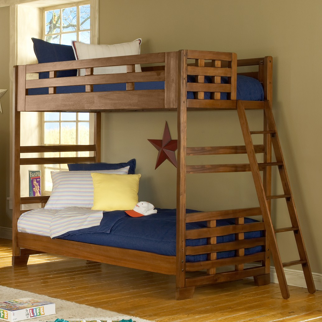 Heartland Twin Over Twin Bunk Bed From American Woodcrafters (1800 ... regarding Maximizing Space and Style with the Heartland Twin/Twin Espresso Bunk Bed