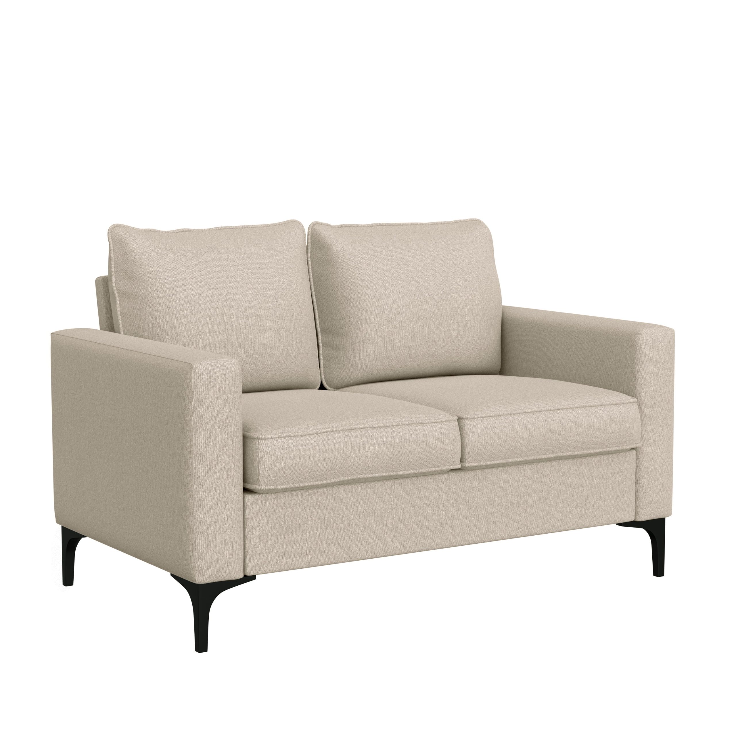 Hillsdale Furniture Alamay Upholstered Loveseat, Oatmeal - Walmart.com pertaining to