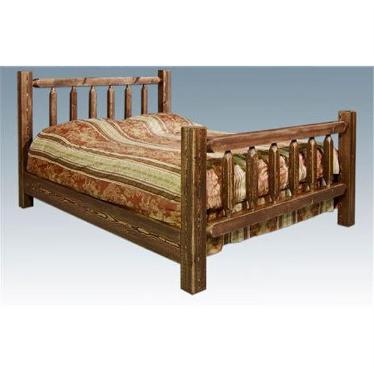 Homestead Collection Full Bed, Stain &Amp; Clear Lacquer Finish - Walmart.com with regard to