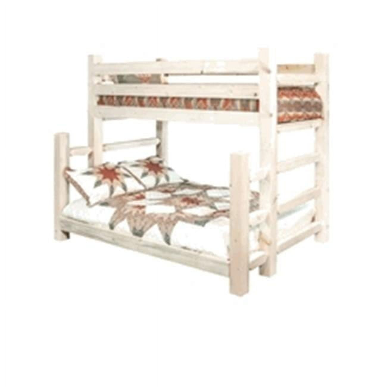 Homestead Collection Twin Over Full Bunk Bed, Clear Lacquer Finish ... intended for The Enduring Appeal of Stain/Clear Lacquer Finishes on Bunk Beds